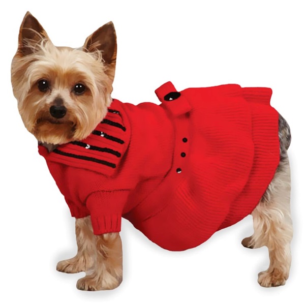 [해외]East Side Collection Scarlet Knit Dresses Red - XXS (8)