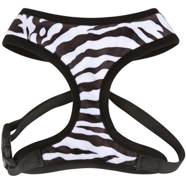 [해외]East Side Collection Plush Print Harness Zebra - Medium
