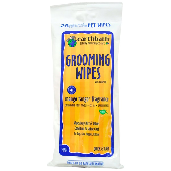 [해외] Earthbath Mango Grooming Wipes (28 ct)