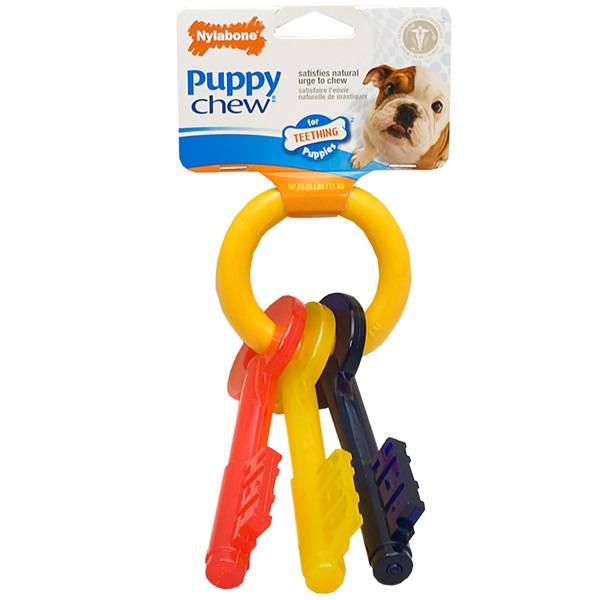 [해외] 닐라본 퍼피 Nylabone Puppy Teething Keys SMALL (7)
