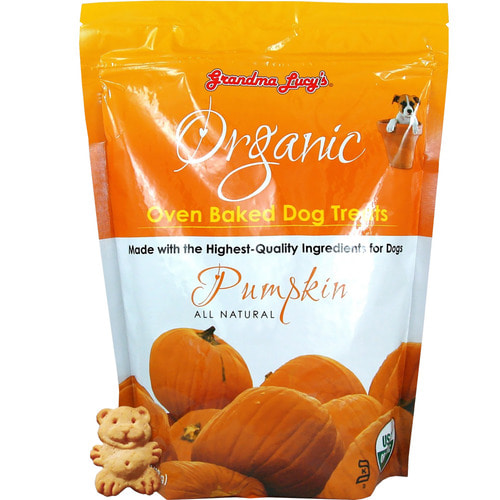 [해외] 그랜마 루시 호박 쿠키 (14 oz) Grandma Lucy&#039;s Organic Pumpkin Cookies Dog Treats (14 oz)
