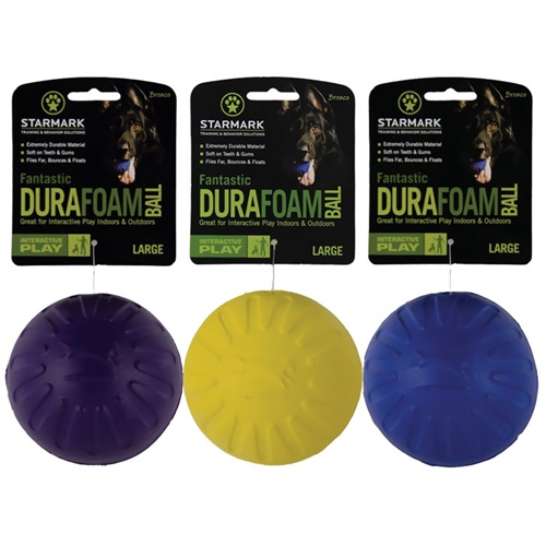 [해외] Starmark Fantastic DuraFoam Ball (Large) - Assorted,productId starmark-fantastic-durafoam-ball-lar