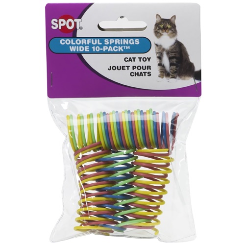[해외]Spot Wide Colorful Springs Cat Toy (10 pack)