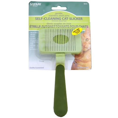 [해외]Safari® Self-Cleaning Slicker Brush for Cats