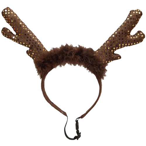 [해외]Kyjen Holiday LED Headband Antlers - Large
