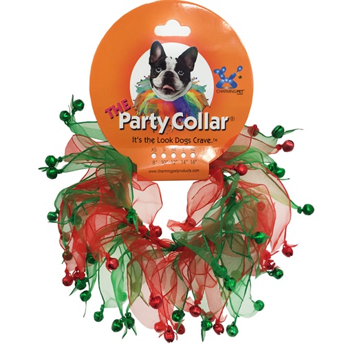 [해외]Holiday Party Collar - Xmas Jingle Bells - XSmall (8)