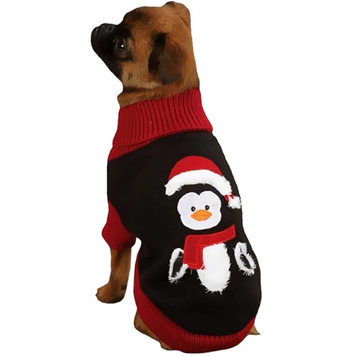 [해외]Zack &amp; Zoey Holiday Penguin Sweaters Black - XXS (8)