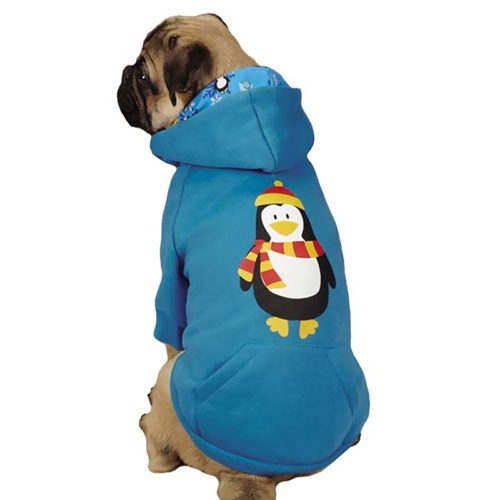 [해외]Casual Canine North Pole Pals Hoodie Penguin - X-SMALL