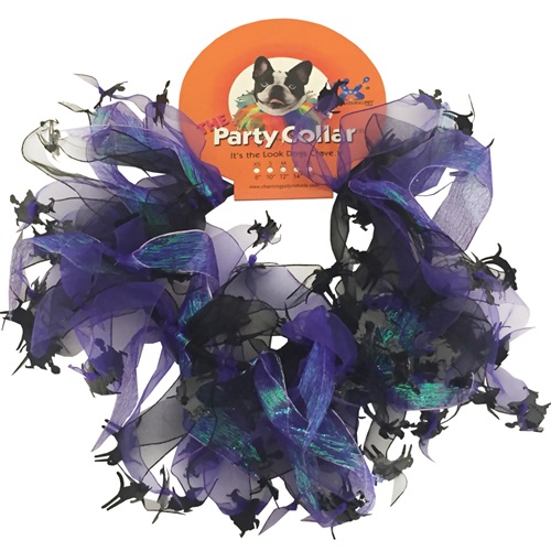 [해외]Halloween Party Collar - Cats &amp; Witch - Medium (12)