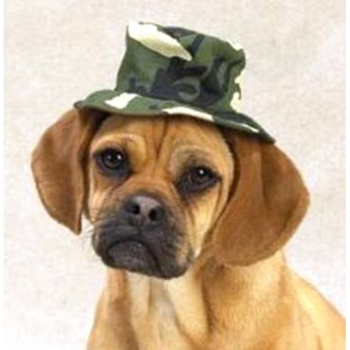 [해외]Casual Canine Green Camo Bucket Hat Medium (6)