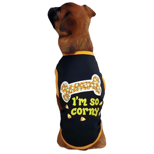 [해외]Casual Canine Im So Corny Tee Black - XXSMALL