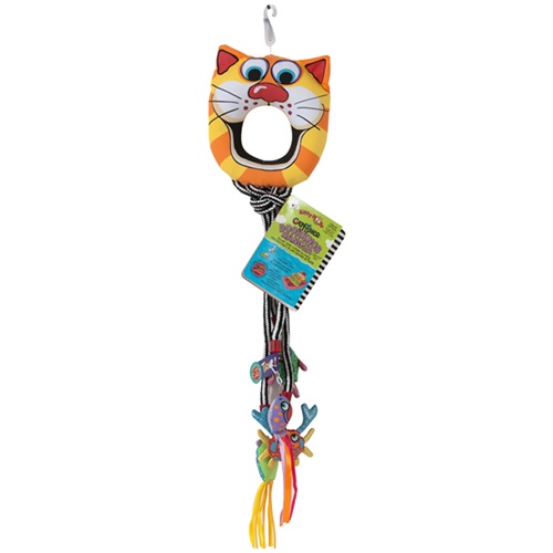 [해외]Fat Cat Catfisher Doorknob Hanger/고양이 장난감