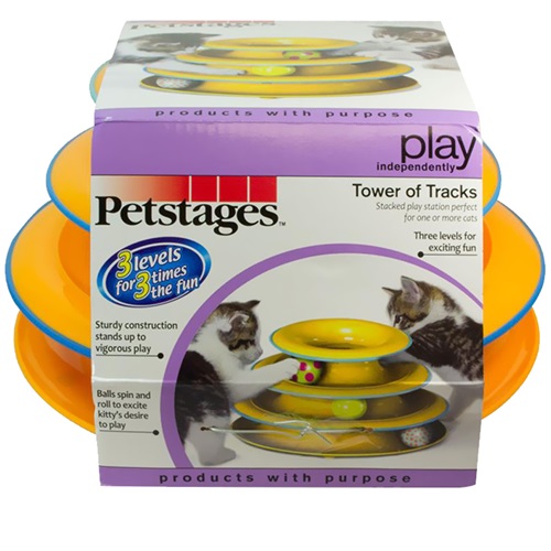 [해외]Petstages® Tower Of Tracks/고양이 장난감