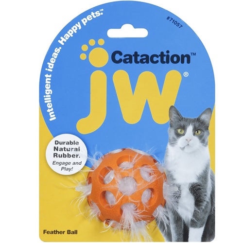 [해외]JW Pet Cataction Feather Ball