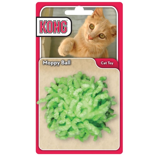[해외]KONG® Active - Moppy Ball Cat Toy (Assorted)