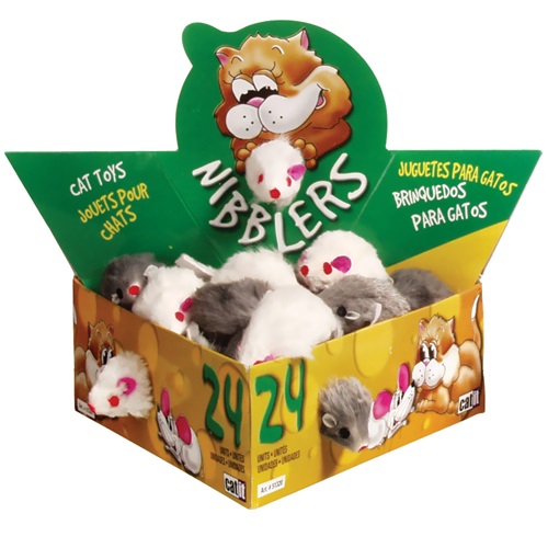 [해외]캣잇 고양이 장난감 쥐 12개(S) Catit Fur Mouse (24/Box) - Small