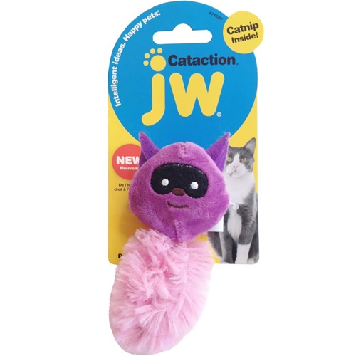 [해외]JW Pet Cataction Catnip Raccoon Purple