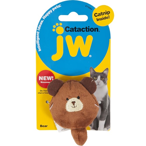 [해외]JW Pet Cataction Plush Catnip Bear