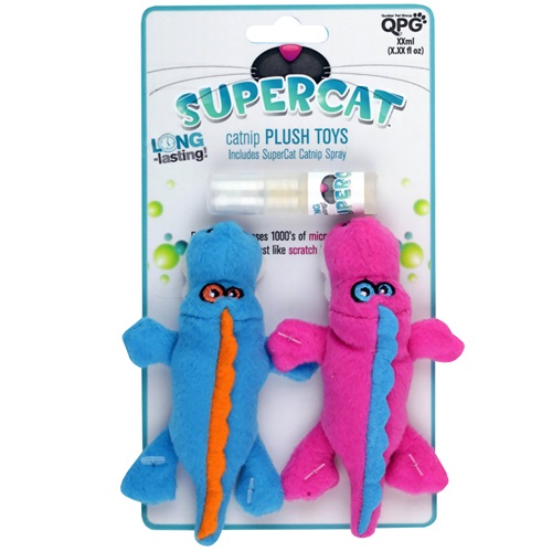 [해외]SuperCat Plush Gators with Catnip Spray