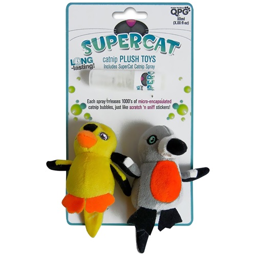 [해외]SuperCat Plush Birds with Catnip Spray
