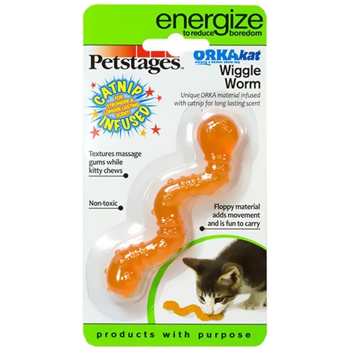[해외]Petstages ORKAKat Wiggle Worm Cat Toy