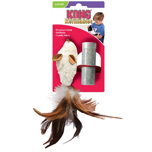 [해외]KONG Feather Mouse Catnip Toy