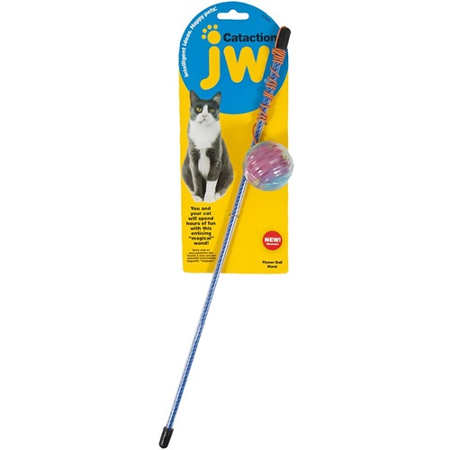 [해외]JW Pet Cataction Flower Ball Wand