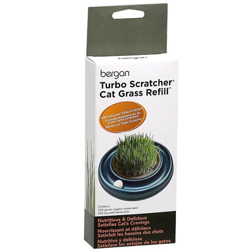 [해외]Bergan® Turbo Scratcher® &amp; Star Chaser Cat Grass™ Refill