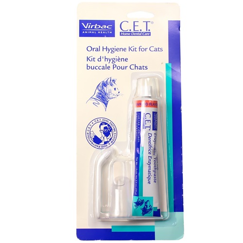[해외]버박 치약, 핑거브러쉬 세트 (고양이용)C.E.T. Oral Hygiene Kit for Cats