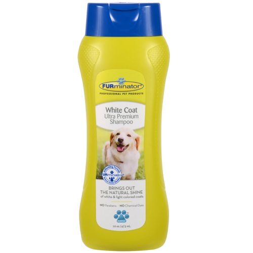 [해외] 퍼미네이터 FURminator White Coat Ultra Premium Shampoo for Dogs (16 oz)