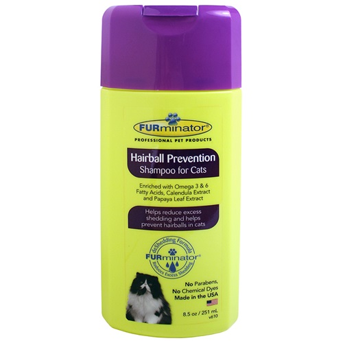 [해외] 퍼미네이터 FURminator Hairball Prevention Shampoo for Cats (8.5 oz)