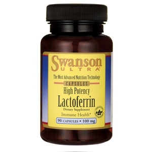 [해외] 스완슨 락토페린(90캡슐) High Potency Lactoferrin 100 mg 90 Caps