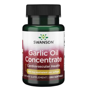 [해외] 스완슨 갈릭 오일(250캡슐) Garlic Oil Equivalent to 500 mg 250 Sgels