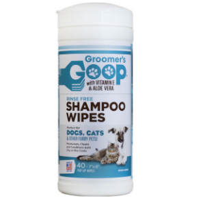 그루머스 구프 샴푸 물티슈(40장) Groomers Goop Shampoo Wipes 40 count